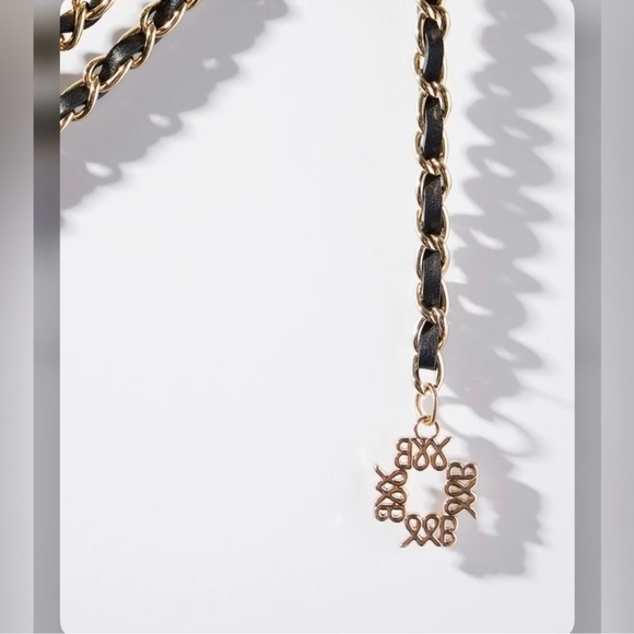 WHBM chain woven leather belt - Picture 5 of 12